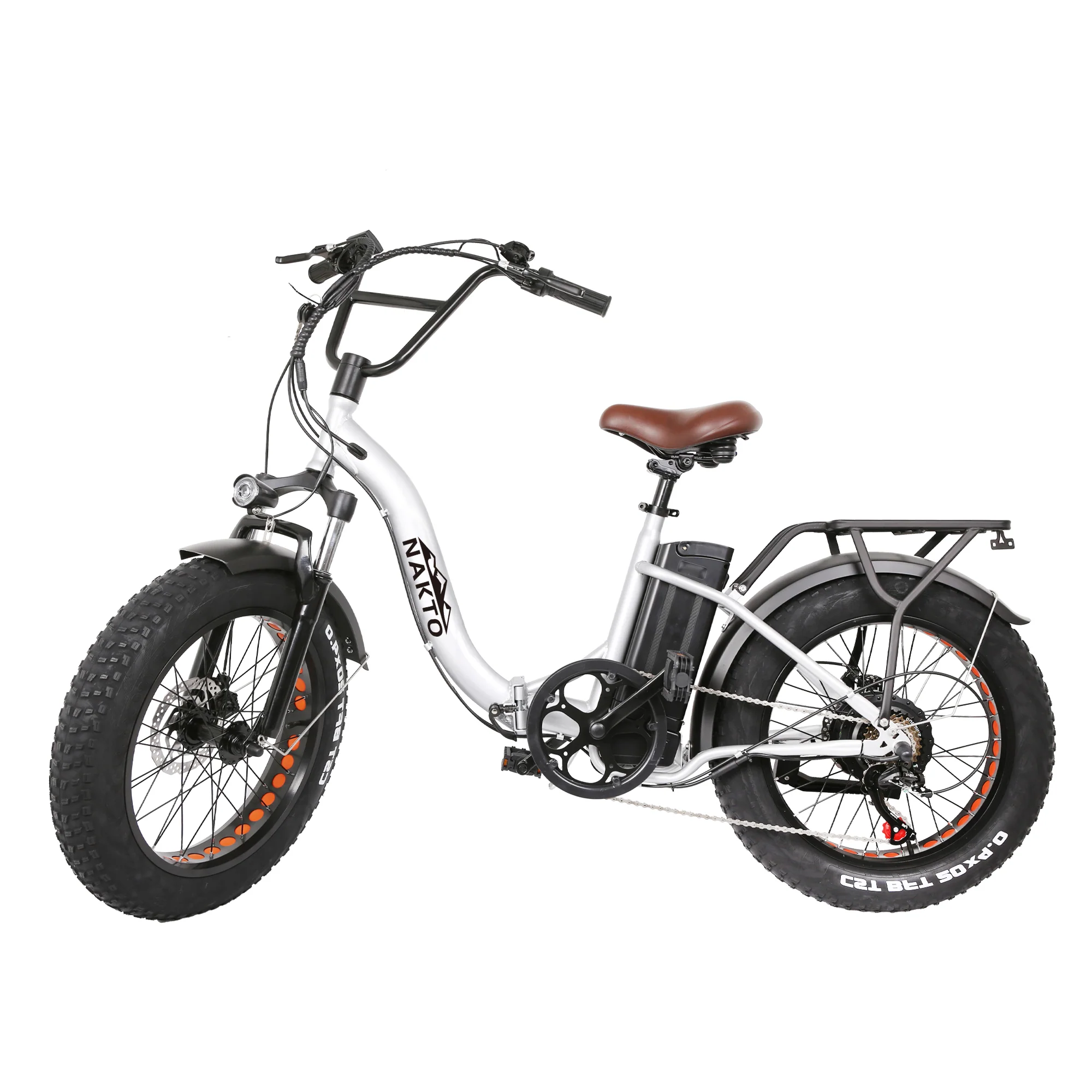 Nakto OX 20-Inch Folding Fat Tire Electric Bike 500W 48V - Image 3