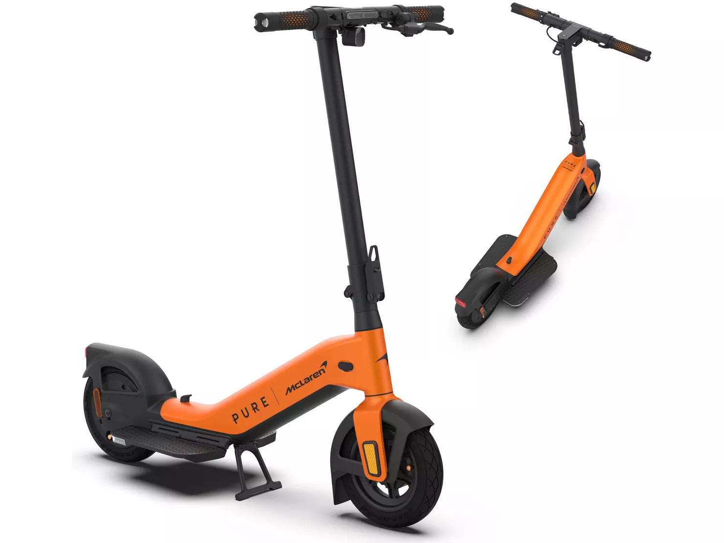Pure Electric x McLaren Papaya Forward-Stance Scooter, 39 Mile Range - Image 8