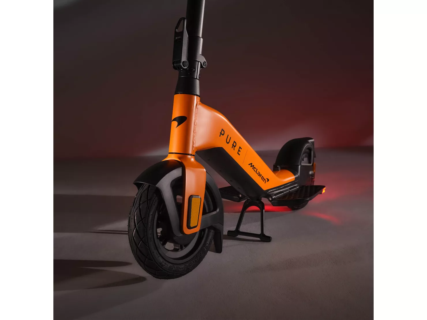 Pure Electric x McLaren Papaya Forward-Stance Scooter, 39 Mile Range - Image 2