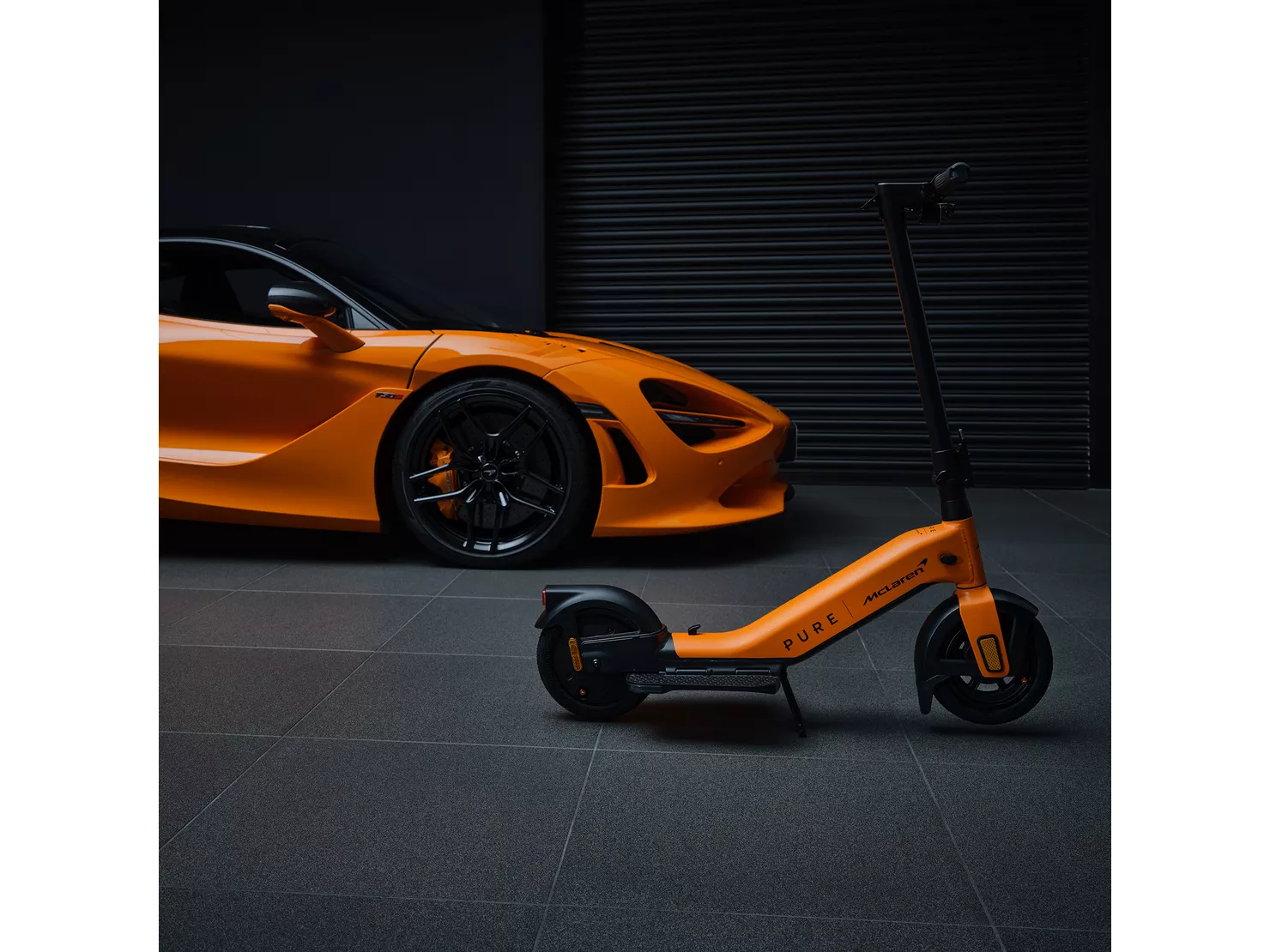 Pure Electric x McLaren Papaya Forward-Stance Scooter, 39 Mile Range - Image 7