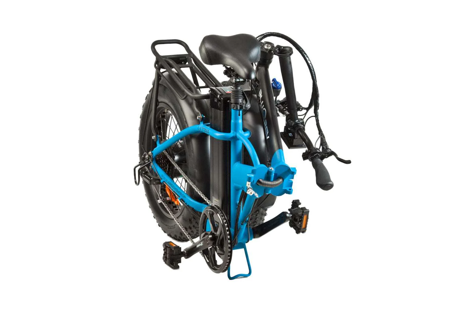 Bluerev Ultra High-Step Folding Fat Tire Electric Bike 500W 48V - Image 3