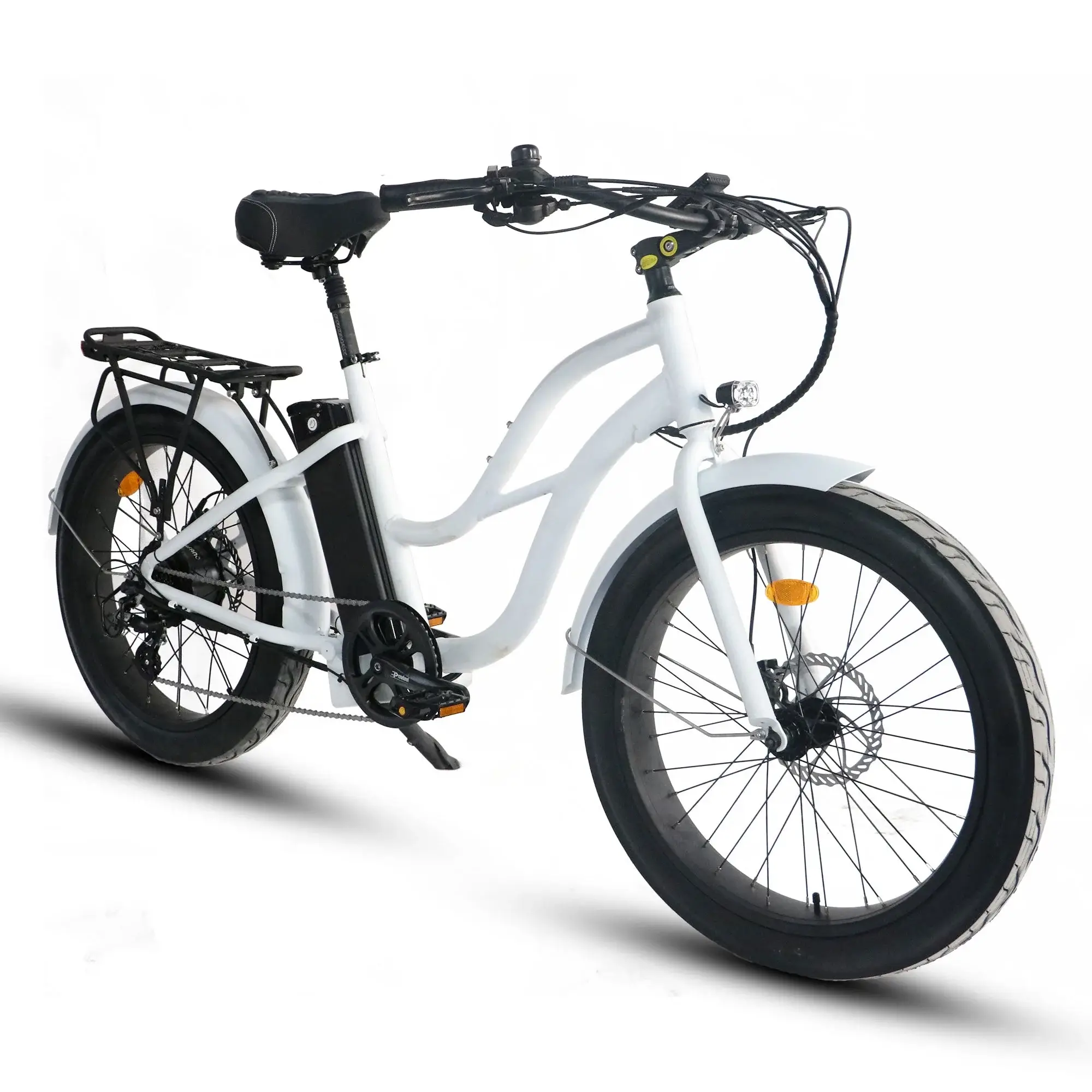 Coastal Cruiser Step-Thru Beach Cruiser Electric Bike 750W 52V 24x3 - Image 3