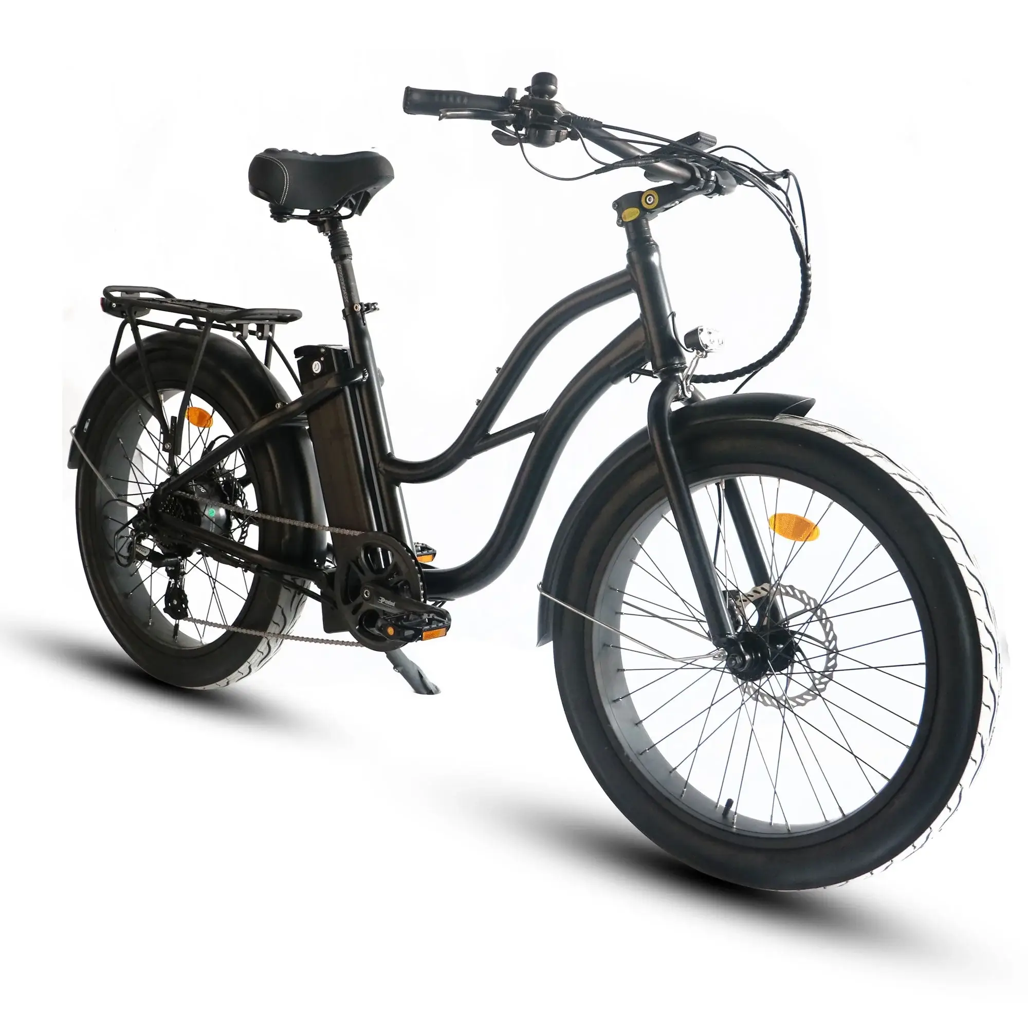 Coastal Cruiser Step-Thru Beach Cruiser Electric Bike 750W 52V 24x3 - Image 2