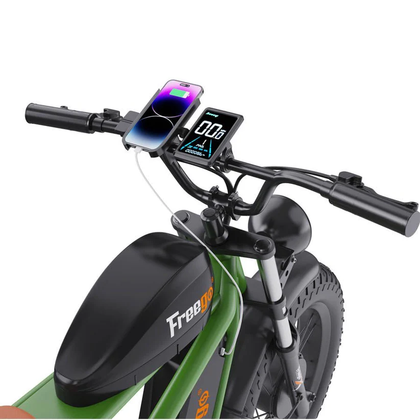 Freego F3 Pro Max Dual Motor Fat Tire Electric Bike 48V 55Ah - Image 4