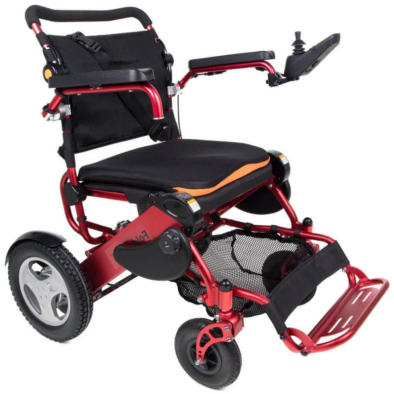 Buy Foldalite Trekker Folding Powerchair - Foldalite Trekker Rear-Wheel Drive Folding Powerchair with 12 Wheels