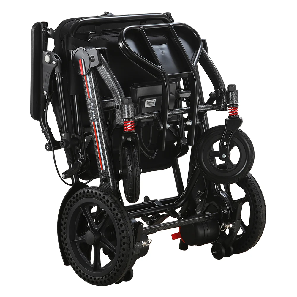 MobilityPlus LiteRider Lightweight Folding Electric Wheelchair - Image 2