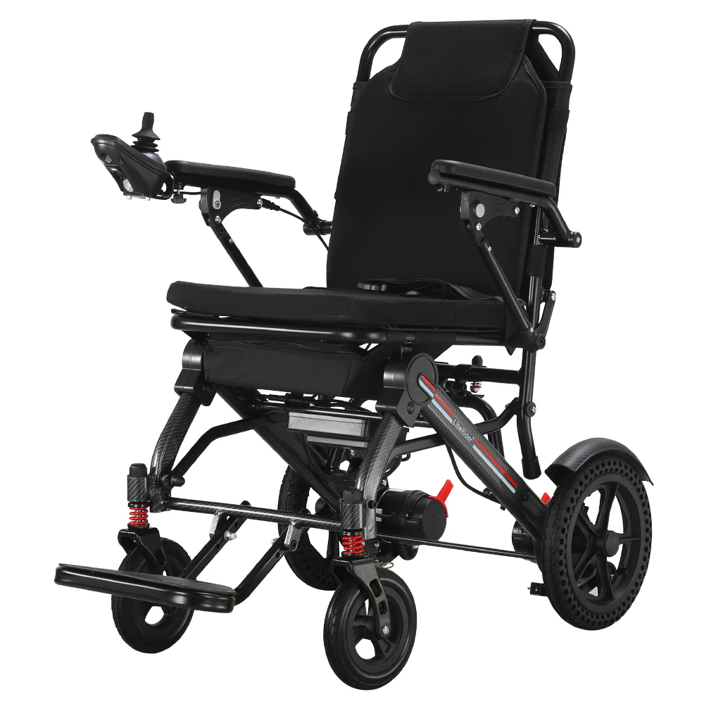 MobilityPlus LiteRider Lightweight Folding Electric Wheelchair - Image 4