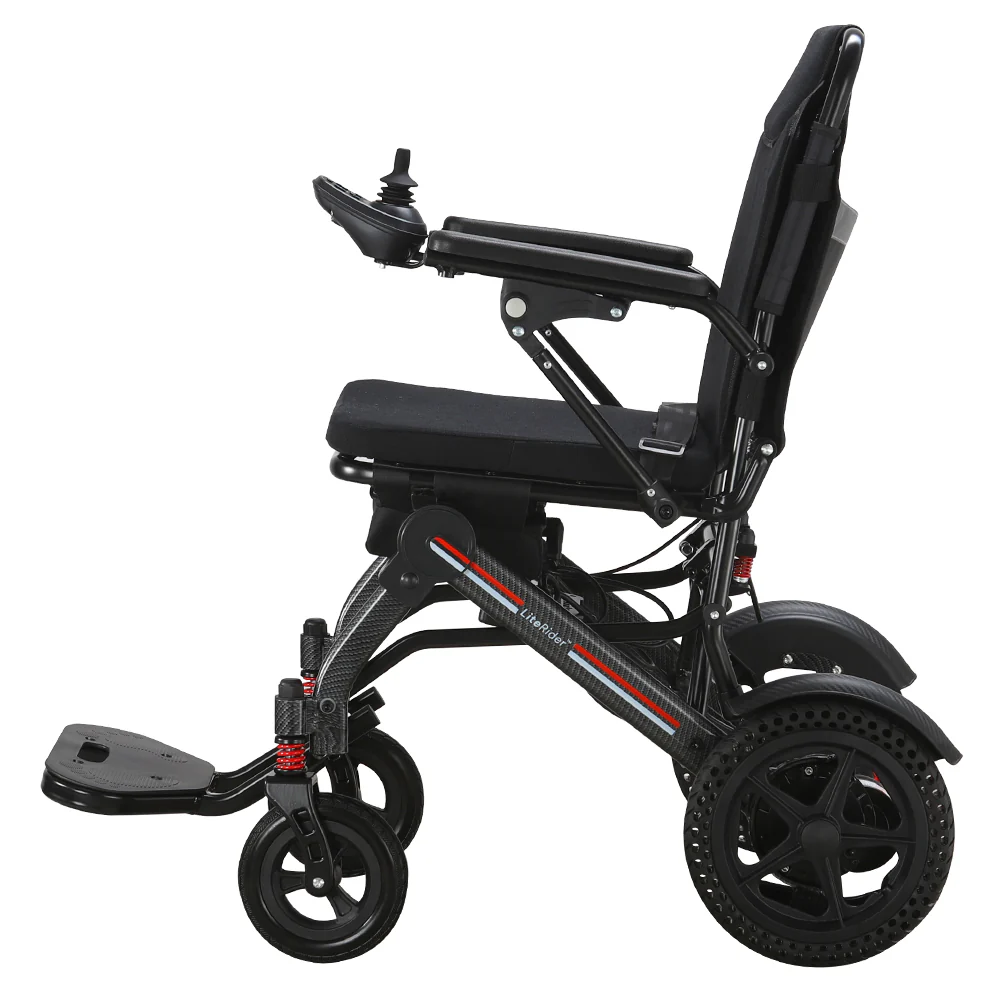 MobilityPlus LiteRider Lightweight Folding Electric Wheelchair - Image 3