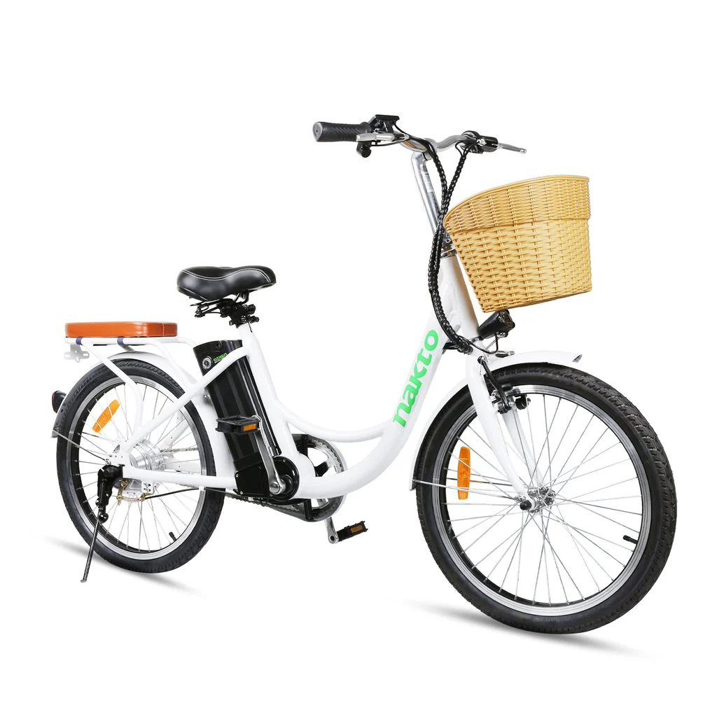 Buy Nakto Elegance 22 City Cruiser E-Bike - Nakto Elegance 22-Inch City Cruiser Electric Bike 250W 36V Step-Through