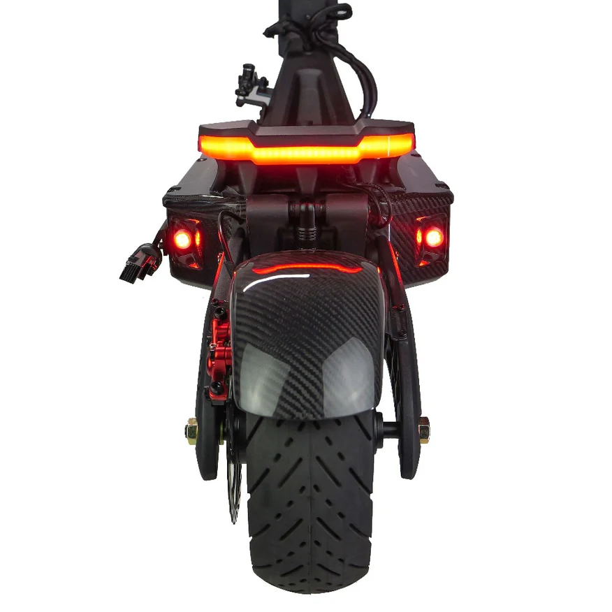Roadster Hyper Scooter Carbon Fiber Dual Motor Electric Scooter 84V 40Ah - Image 4
