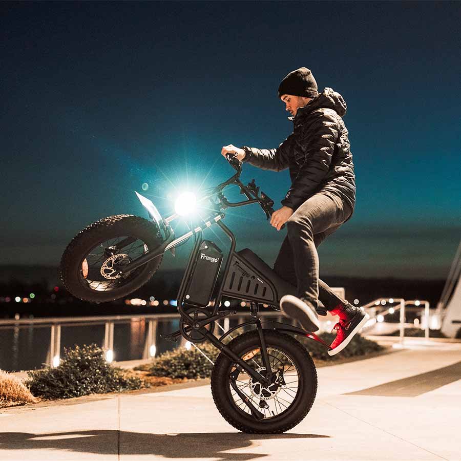 Freego S1 Motorcycle-Style Fat Tire Electric Bike 750W 48V 22.5Ah - Image 4
