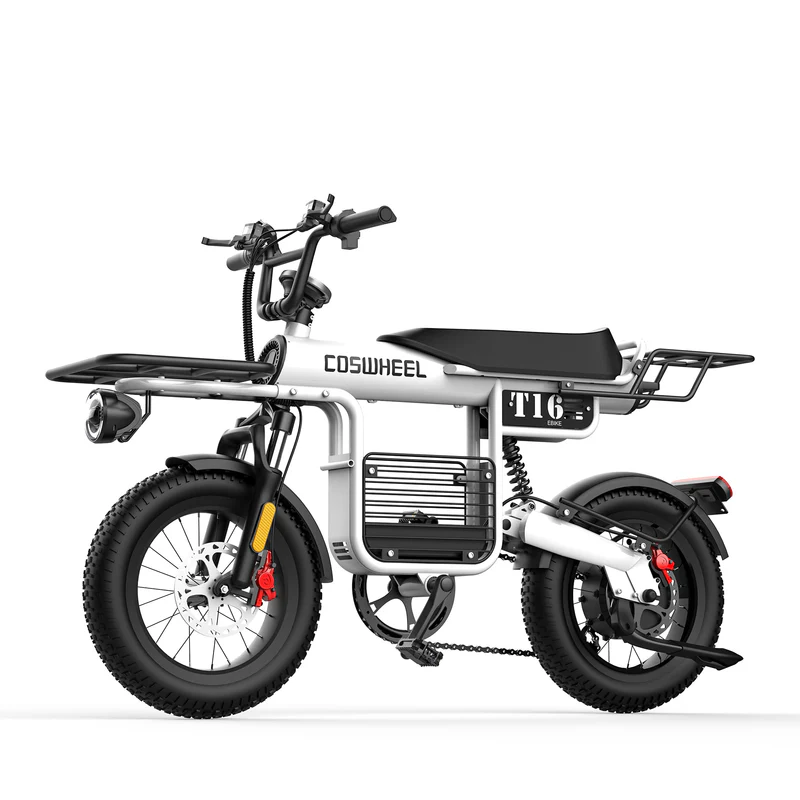 COSWHEEL T16 Compact Fat Tire Commuter Electric Bike 750W 48V 20Ah - Image 6