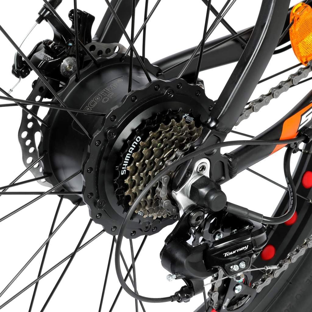 Ecotric Rocket Fat Tire Beach and Snow Electric Bike 500W 36V - Image 2