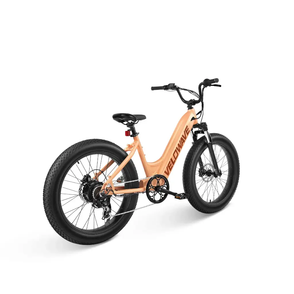 Velowave Rover Step-Through Fat Tire Electric Bike 750W 48V 15Ah - Image 4