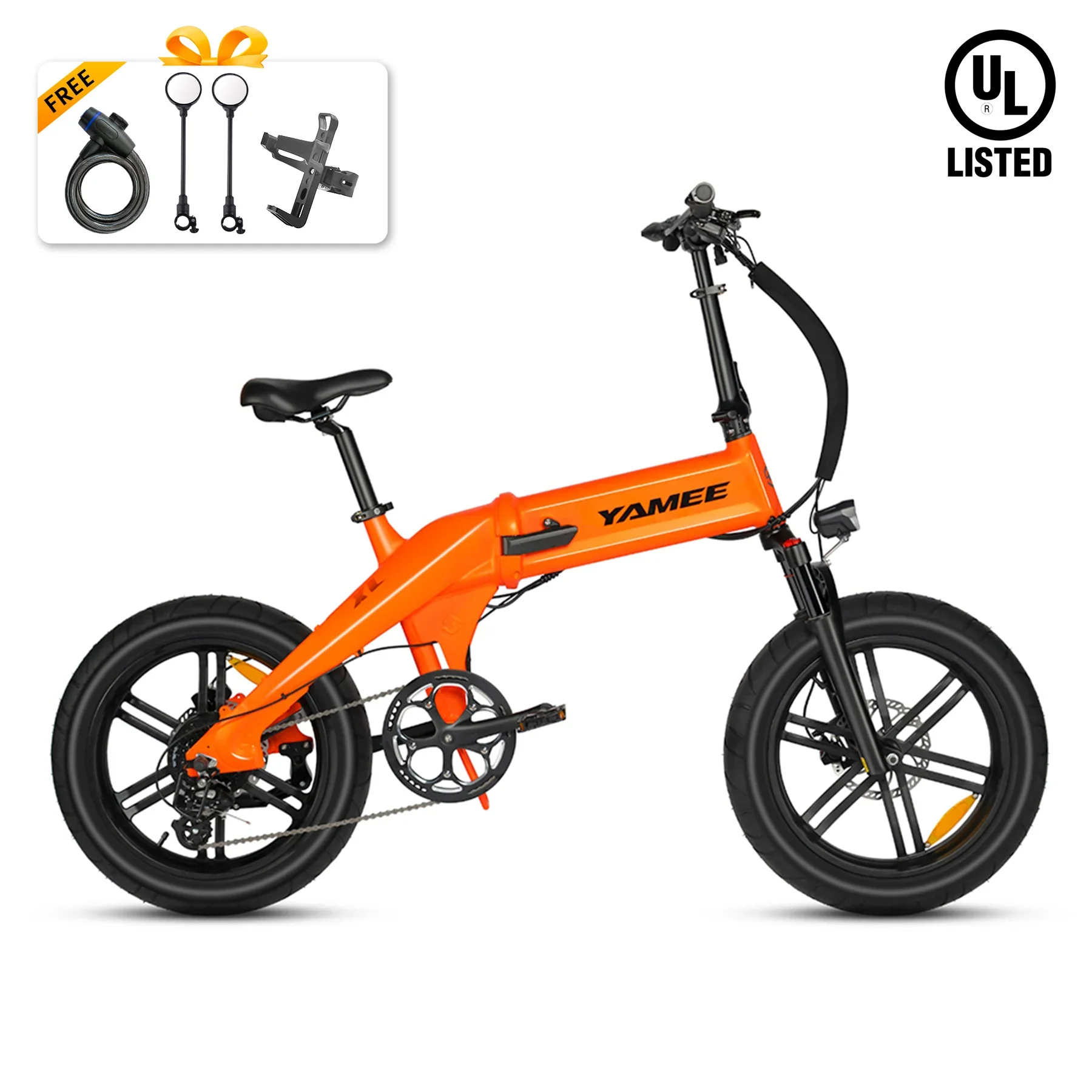 Yamee XL Plus Folding Fat Tire Electric Bike 750W 48V 15Ah - Image 3
