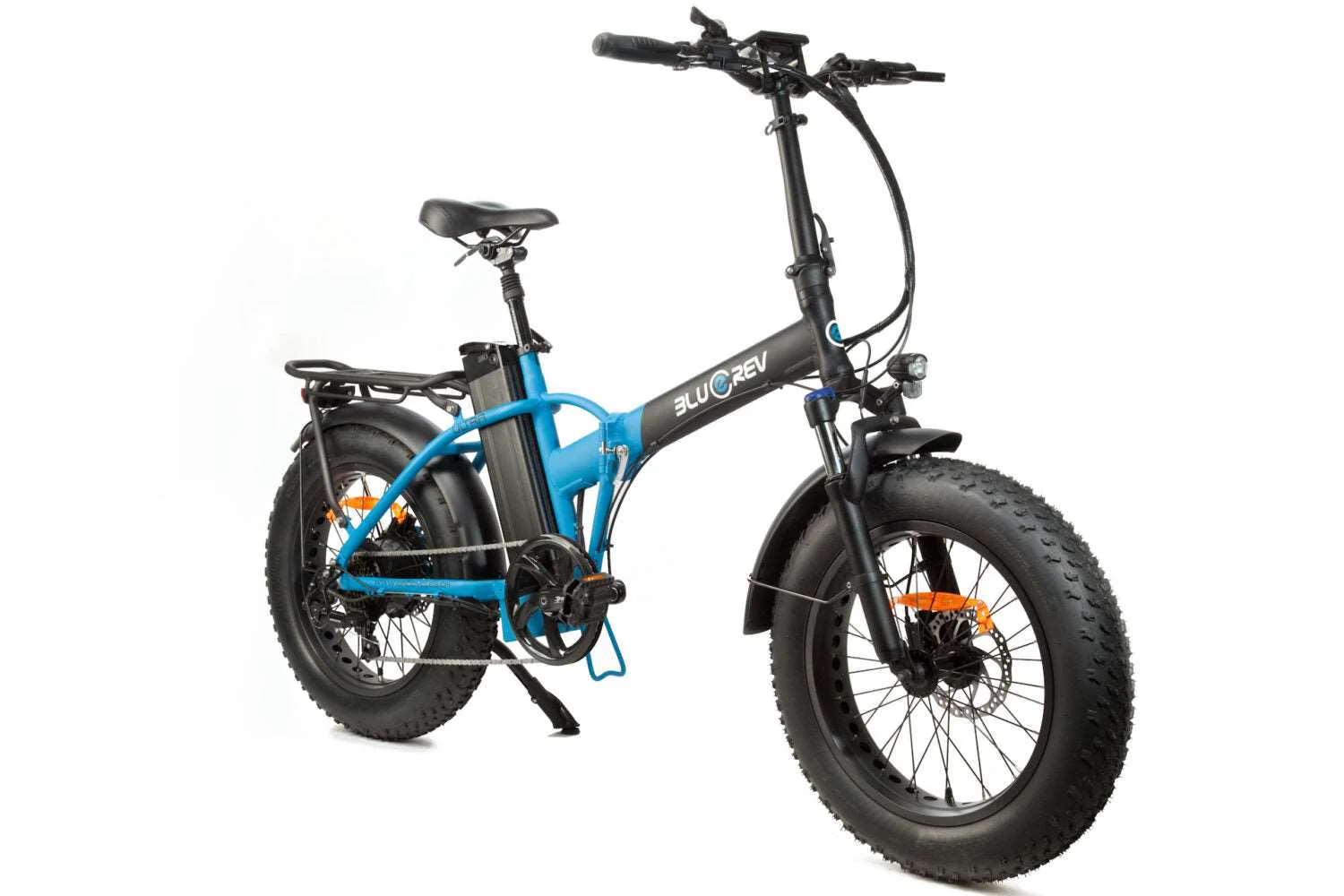 Buy Bluerev Ultra Folding Fat Tire E-Bike - high-step folding fat tire e-bike