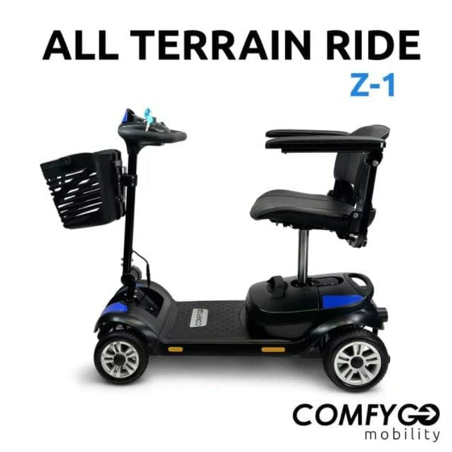 ComfyGo Z-4 Compact 4-Wheel Mobility Scooter 250W, Quick Detach - Image 4