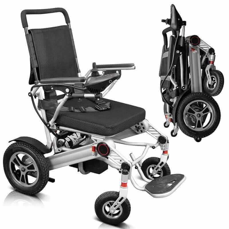 Buy Vive Foldable Electric Wheelchair - foldable dual 250W power chair
