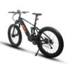 2 x EUNORAU FAT-HS 48V/14Ah 1000W Fat Tire Electric Mountain Bike