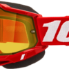 Accuri 2 Snowmobile Goggle Neon Red Yellow Lens