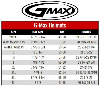 Adult GMAX Helmet - Large (Color may vary)