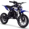 Alien Big Wheel Kids Gas Dirt Bike, 50cc 2-Stroke, Age 6 and up - Blue
