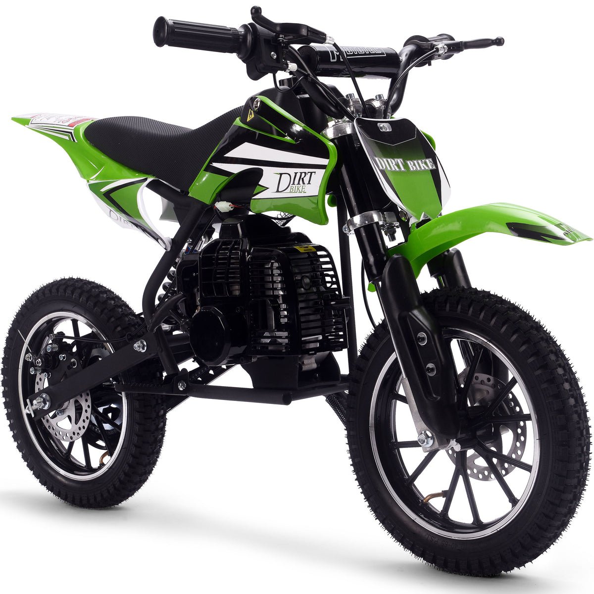 Alien Big Wheel Kids Gas Dirt Bike, 50cc 2-Stroke, Age 6 and up - Blue