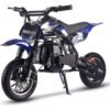 Alien DLX Kids Gas Dirt Bike, 50cc 2-Stroke, Age 6 and up - Blue