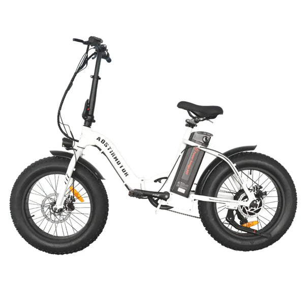 Aostirmotor G20 500W 36V Step-thru Fat Tire Electric Folding Bike