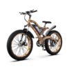 Aostirmotor S18 All Terrain 1500W 48V Full Suspension Mountain Electric Bike - Snakeskin