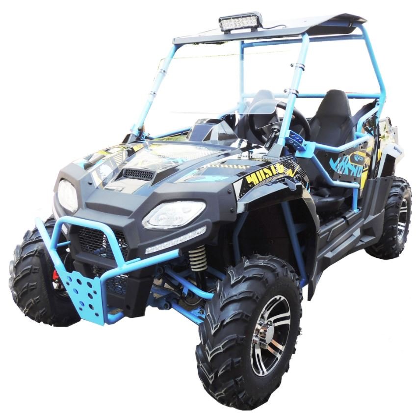 Apollo Blade 250 UTV Side-by-Side, Automatic with Reverse, Deluxe Alloy Wheels, Ages 16 and up - Orange