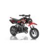 Apollo DB21 70cc Kids Dirt Bike, Semi-Auto, 10/10 inch Wheels, Training Wheels Included, Ages 6 and up - Red