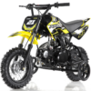Apollo DB25 70cc Kids Dirt Bike, Automatic, Electric Start, 10/10 inch Wheels, Training Wheels Included, Ages 6 and up - Red