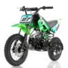Apollo DB27 110cc Kids Dirt Bike, 4-Speed Semi-Automatic, 12/10 inch Wheels, Ages 8 and up - Red