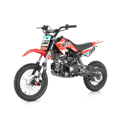 Apollo DB38 110cc Dirt Bike, Automatic, Electric Start, 14/12 inch Wheels, Ages 8 and up - Blue