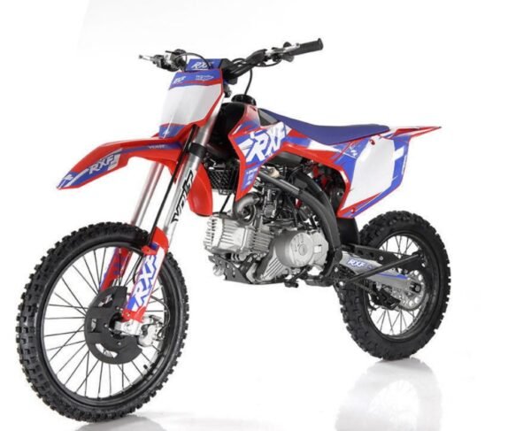 Apollo RXF200 Max 190cc Dirt Bike, 5-Speed Manual, Electric Start, 19/16 inch Wheels, Ages 16 and up - Red