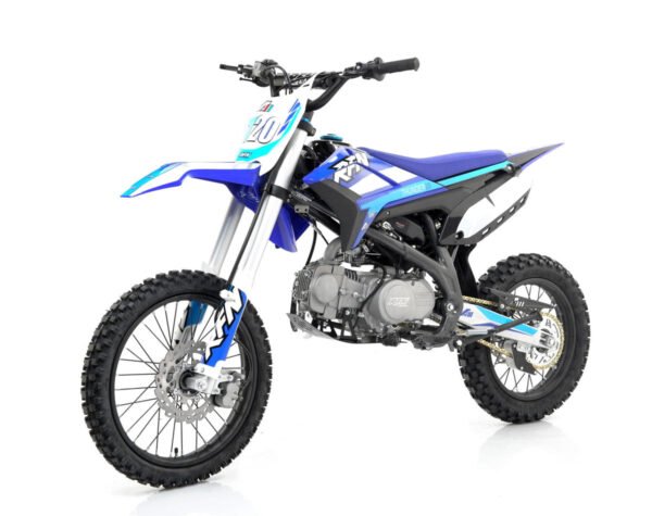 Apollo Thunder T20 125cc Dirt Bike, 4-Speed Manual, 17/14 inch Wheels, Ages 12 and up - Red