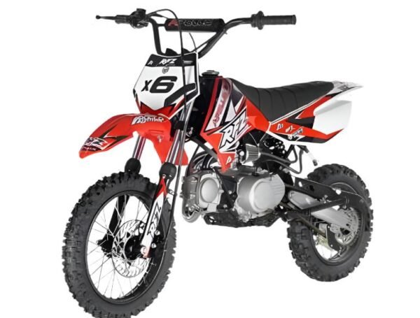 Apollo X6 125cc Dirt Bike, Automatic, 14/12 inch Wheels, Ages 12 and up - Yellow