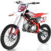 Apollo Z20 MAX 125cc Dirt Bike, 4-Speed Manual, 19/16 inch Wheels, Ages 16 and up - Red