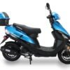 Ascend R-2 50cc Street Scooter, Automatic, Front Disc Brake, LED Headlight, Trunk Included, 50 State Legal - Metallic Red