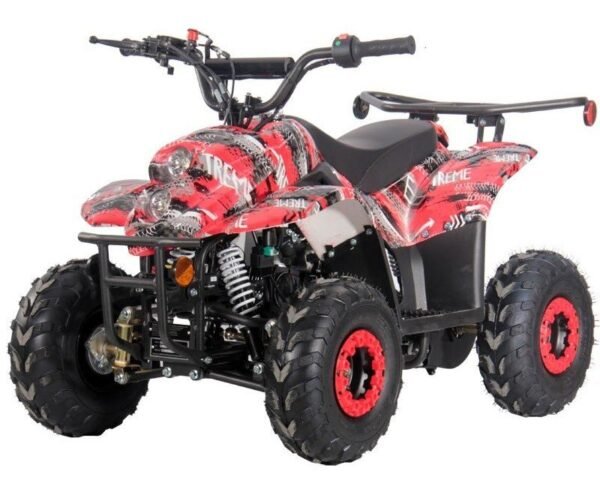 Banter 110cc Kids Mini Sport ATV, Automatic, Parental Remote Control, Kids Ages 4-9 - Red Camo