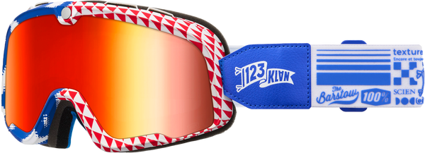 Barstow Goggle Artist Series 123 Klan Mirror Red Lens