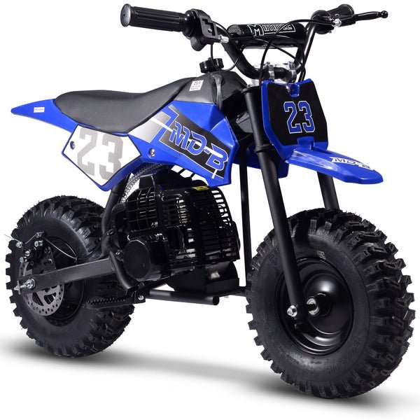 Big Supermoto 50cc 2-Stroke Kids Dirt Bike - Blue