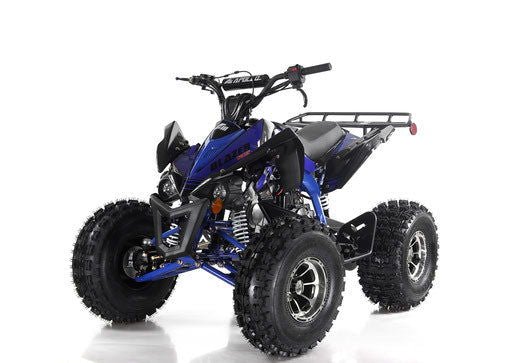 Blazer9 DLX 125cc Sport ATV, Fully-Automatic with Reverse, Deluxe 8 inch Alloy Wheels, Ages 12 and up - Red