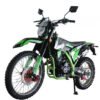 Broncho 300 Dual Sport Dirt Bike, 5-Speed Manual, Electric Start, (21/18) Wheels - Green