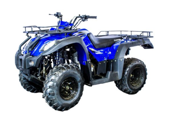 Canyon 250cc Utility ATV, Shaft Drive, Semi-automatic 4-Speed with Reverse, 10-inch Wheels - Red