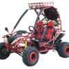 Captain Mid-Size Kids Gas Go Kart, 7.5hp 208cc engine with Electric Start, Automatic with Reverse, Ages 8 and up - Red