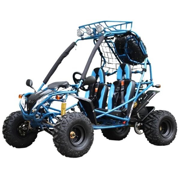 Captain Mid-Size Kids Gas Go Kart, 7.5hp 208cc engine with Electric Start, Automatic with Reverse, Ages 8 and up - Red