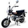 Champion 125cc Retro Motorcycle, 4-speed semi-automatic, 10 inch Wheels, 50 State Legal - Metallic Black