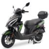 Clash 150cc Street Scooter, Automatic Shifting, Front Disc/Rear Drum Brakes, LED Accent Lighting - Black
